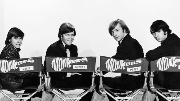 Somebody didn't know how to spell "Micky." The Monkees in 1966. (from left) Davy Jones, Micky Dolenz, Peter Tork and Mike Nesmith