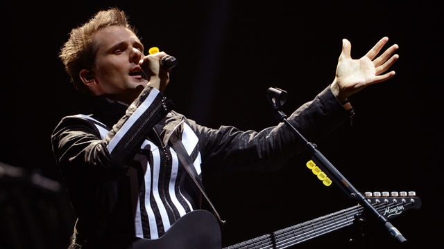 Matt Bellamy's foot injury isn't supermassive, but he is benched for a few gigs