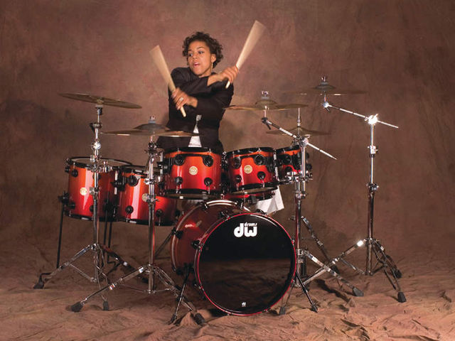 Cora Coleman Dunham on her DW Collector's Series kit