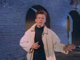 Rick Astley is the Best Act Ever, hat gets eaten