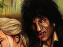 Rolling Stone Ronnie Wood portrayed as a vampire