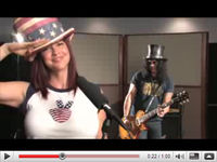 Slash plays Star-Spangled Banner for gay marriage
