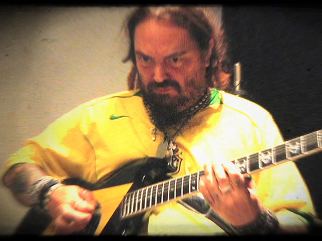 Max Cavalera in the studio
