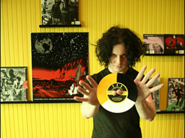 Mr White proudly displays his seven-inch