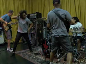 Watch Rage Against The Machine rehearse for their LA Rising show