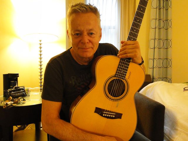 Tommy Emmanuel, photographed at the Hotel Mela, NYC, 26 July 2012
