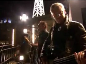 U2 play a surprise London rooftop gig