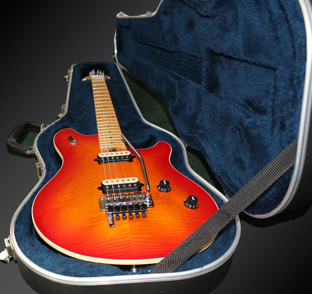 Eddie Van Halen donates a 1999 Wolfgang guitar to charity A closer view