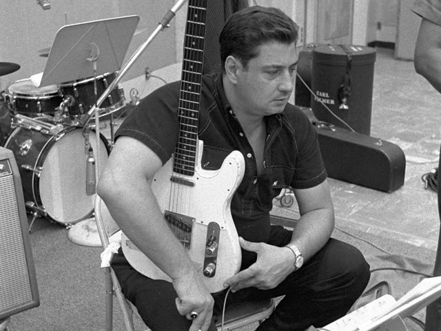 The Wrecking Crew: the inside story of LA's session giants Tommy Tedesco cradles his Telecaster during a Wrecking Crew date