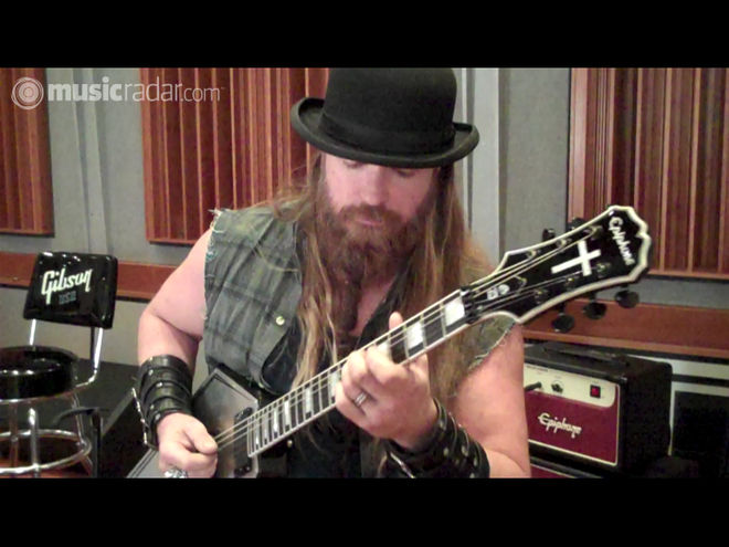 VIDEO: Zakk Wylde's Epiphone Graveyard Disciple guitar in action