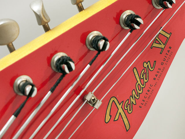 Fender Bass VI Decal detail