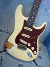 Vintage White over 3-Tone Sunburst with Handwound Abby Hot '60s pickups