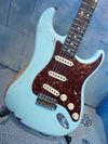 Sonic Blue over 3-Tone Sunburst with Handwired Abby Hot '60s pickups