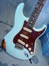 Sonic Blue over 3-Tone Sunburst with Handwired Abby Hot '60s pickups