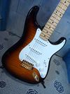 3-Tone Sunburst on an alder body with an AA flame maple top