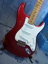 Candy Apple Red with large oval C neck profile