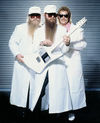 ZZ Top The Reverend Billy F Gibbons and a custom 'Explorer'