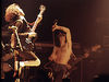 With guitarist Angus Young at the Ulster Hall, 1979