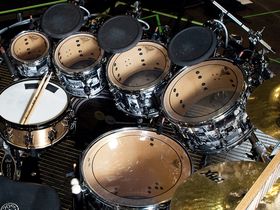 Thirty Seconds To Mars' drum setup in pictures