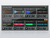 Two mixing decks; two for playing samples