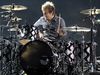 Dominic Howard With Muse at the Giants Stadium in New Jersey, 2009