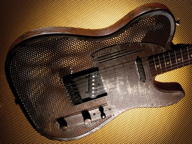 James Trussart Rusty Holey Steelcaster