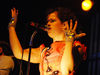 Régine performing at Glastonbury '07; the jury's out on those, possibly homemade, gloves
