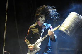 Slipknot's Mick Thomson and Jim Root talk gear, tone and being flat broke