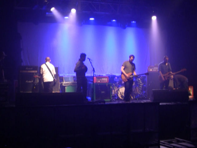 Soundchecking at Bristol's O2 Academy