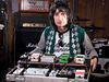 Steven Battelle shows off his force-powered pedals blank