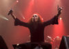 Dio As in Ronnie James Dio. Here he is live with Heaven & Hell in Oslo in 2009