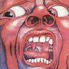 Barry Godber's astonishing cover, featuring the Schizoid Man himself. Fripp still has the original painting…