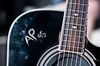 Jon's main acoustic (detail) Al Parinello, Jon's guitar tracher, passed away in 1995