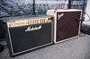 Rhythm guitar backline Valve-powered Marshall and Fender amps