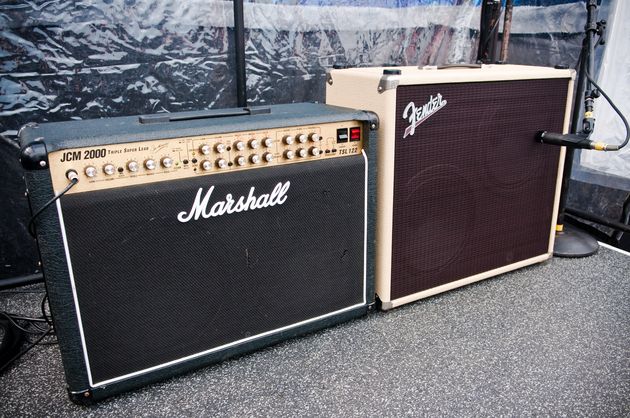 Rhythm guitar backline