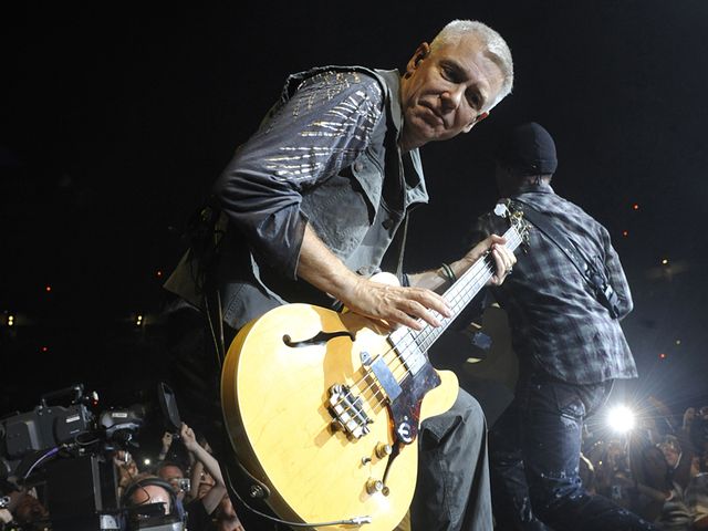 Adam Clayton Live at the Giants stadium, New Jersey, September 2009