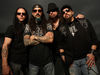 Mike Portnoy (second from left), flanked by his Adrenaline Mob mates: John Moyer, Russell Allen and Mike Orlando