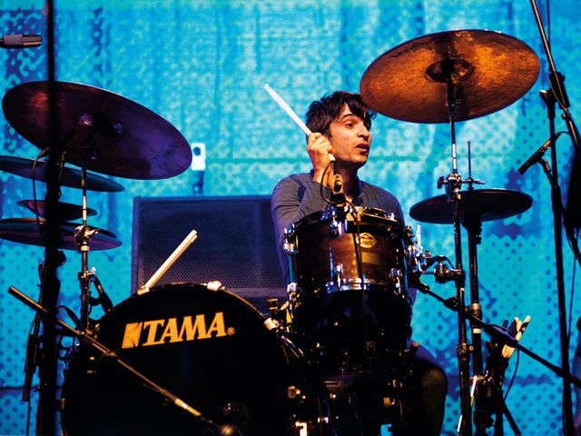 Tony Hajjar's At The Drive-In drum setup in pictures
