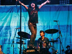 Tony Hajjar's At The Drive-In drum setup in pictures
