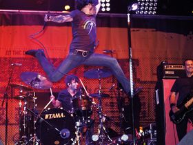 Tony Hajjar's At The Drive-In drum setup in pictures