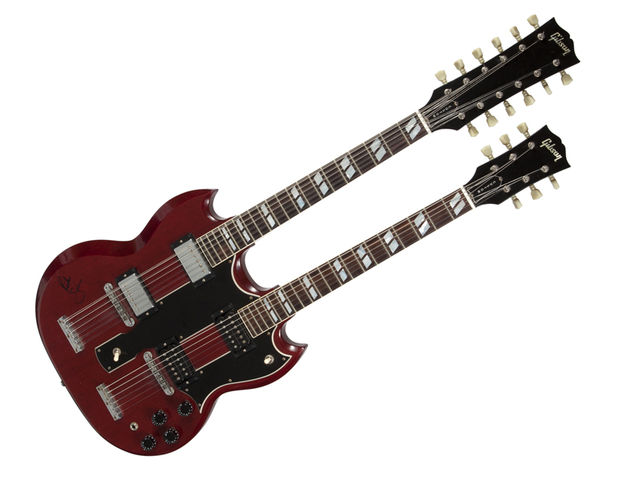 Richie Sambora 2007 Gibson Jimmy Page Reissue double neck