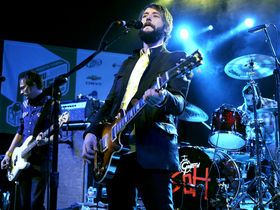 Band Of Horses' drum setup in pictures