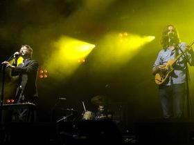 Band Of Horses' drum setup in pictures