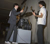George Harrison and McCartney rehease in Miami, Florida