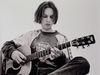 Pulling a singer-songwriter pose in 1994