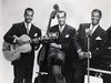 The King Cole Trio posing circa 1950