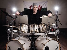 Bullet For My Valentine's drum setup in pictures