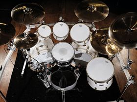 Bullet For My Valentine's drum setup in pictures