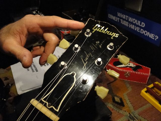 RIG TOUR: ZZ Top's Billy Gibbons on his guitars, amps and effects That's 'Gibbons' on the headstock of the John Bolin-built Pearly Gates replica