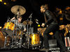 Lonely Boy Patrick Carney (left) and Dan Auerbach rock the Gibson Amphitheatre in Universal City, California, 2010